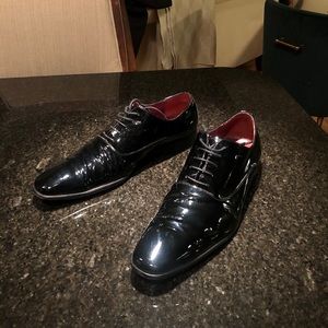 Hugo Boss Patent Leather Oxfords